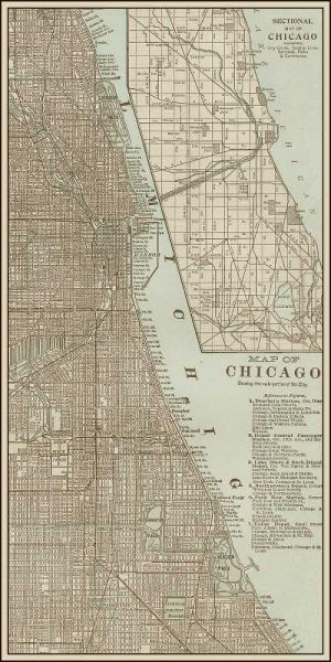 Tinted Map of Chicago