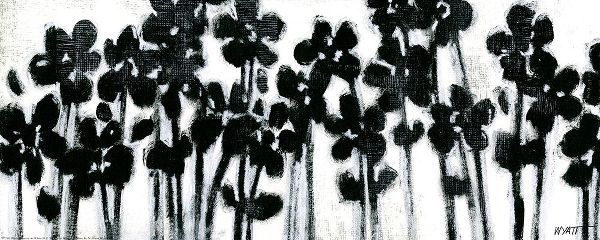 Black Flowers on White II