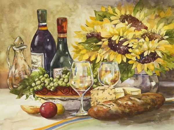 Wine and Sunflowers