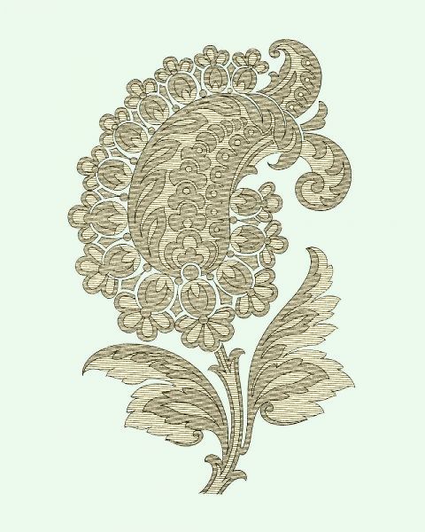 Celadon Floral Motif II