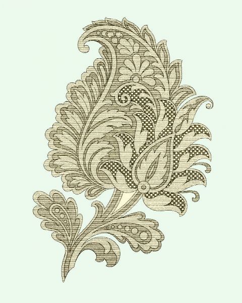 Celadon Floral Motif IV