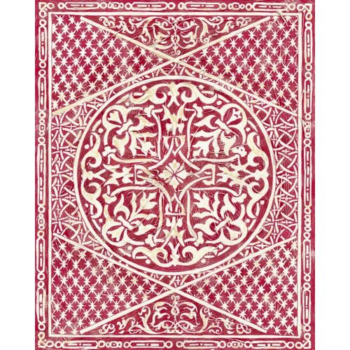 Woodcut in Red I