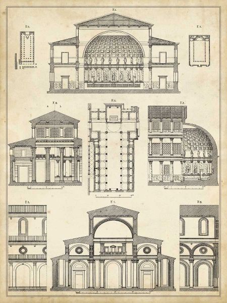 Vintage Architects Plan I