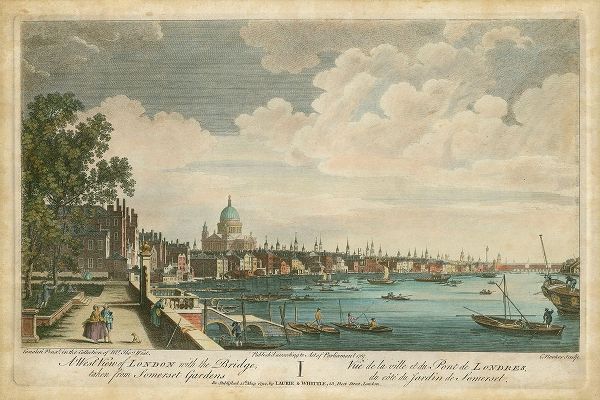 Unknown 작가의 West View of London 작품