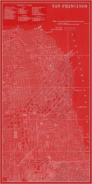 Graphic Map of San Francisco