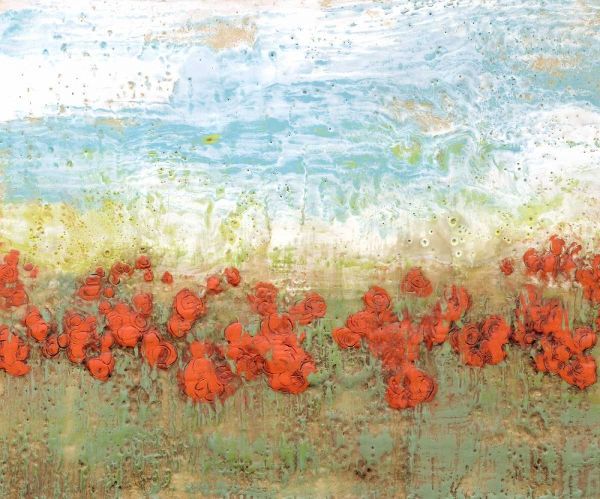 Coral Poppies I