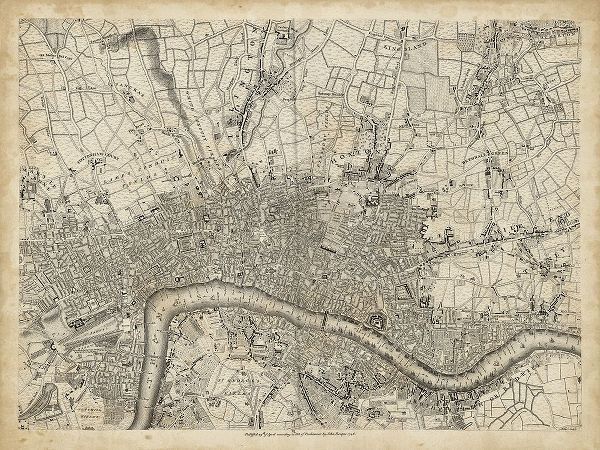 Map of London Grid VII