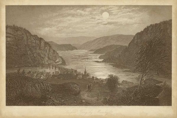 Harpers Ferry by Moonlight