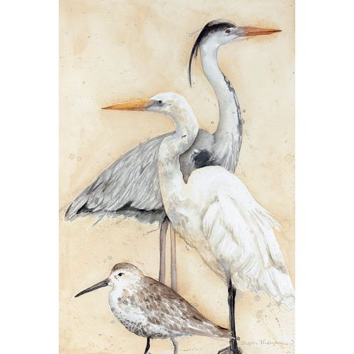 Watercolor Waterbirds I