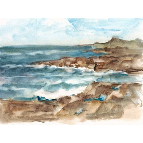 Coastal Watercolor VI