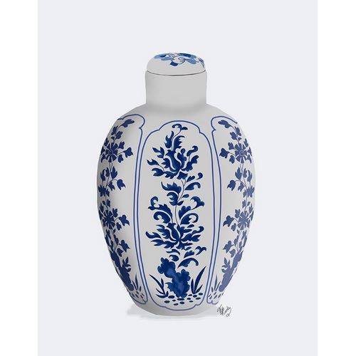 Fab Funky  아티스트의 Chinoiserie Vase Vine Blue작품입니다.