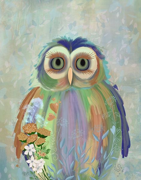 Fab Funky 아티스트의 Fantastic Florals Owl작품입니다.