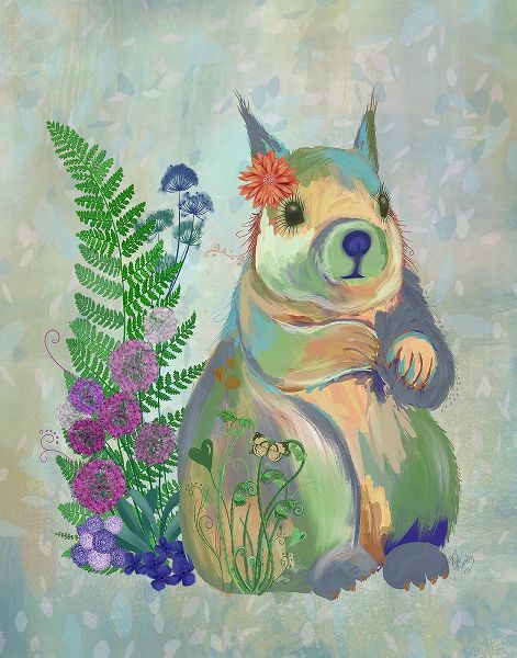 Fab Funky 아티스트의 Fantastic Florals Squirrel작품입니다.