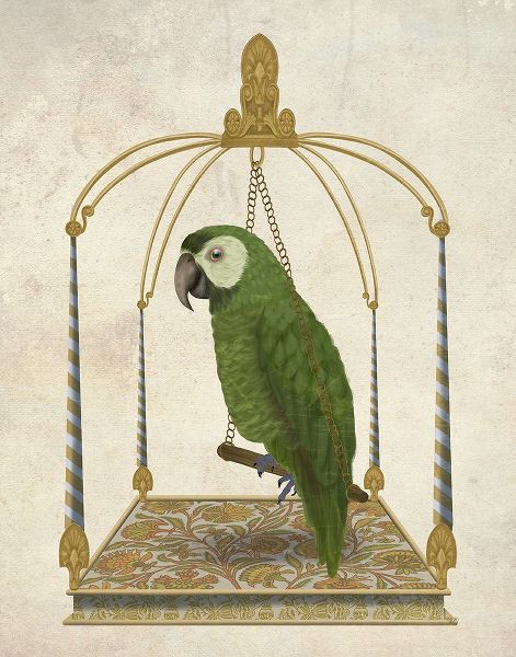 Fab Funky 아티스트의 Green Parrot on Swing작품입니다.
