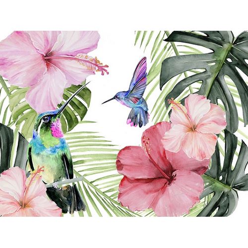 Parker, Jennifer Paxton 아티스트의 Hibiscus And Hummingbird Collection A 작품