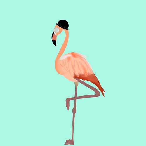 Singleton, Ashley 작가의 Hat on a Flamingo 작품