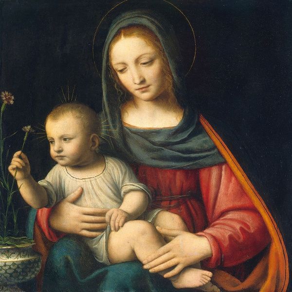 Luini, Bernardino 작가의 Madonna of the Carnation 작품