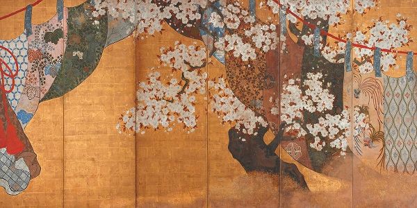 Wind-screen and cherry tree