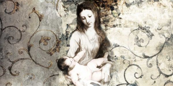 Madonna and Child-after Van Dyck