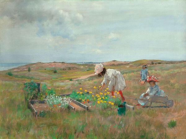 Chase, William Merritt 아티스트의 Gathering Flowers-Shinnecock-Long Island작품입니다.