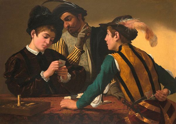 Caravaggio 아티스트의 I bari작품입니다.