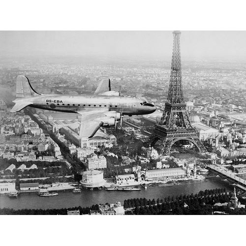 Airplane over Paris