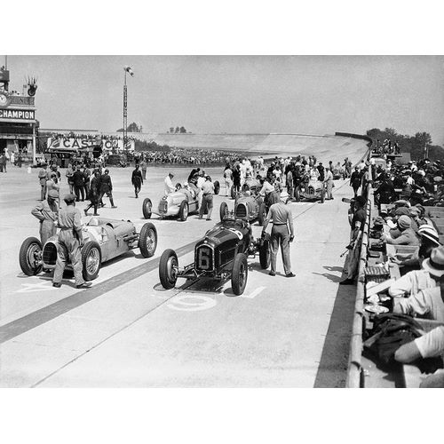 Anonymous 작가의 Grid of the 1934 French Grand Prix 작품