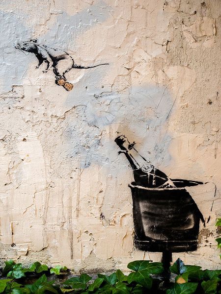 Anonymous (attributed to Banksy) 아티스트의 Rue des Hospitalieres Saint-Gervais, Paris작품입니다.