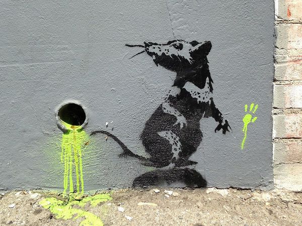 Anonymous (attributed to Banksy) 아티스트의 Orange Drive, Los Angeles작품입니다.