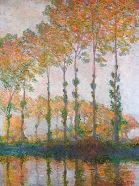 Poplars on the Banks of the l Epte Autumn
