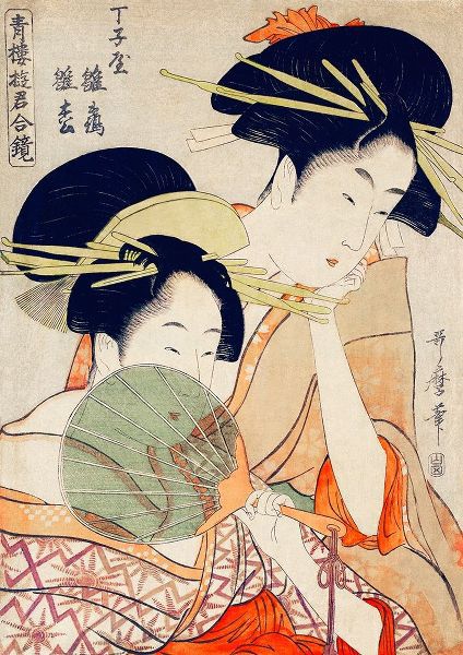Utamaro, Kitagawa 아티스트의 Courtesans작품입니다.