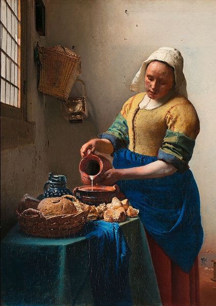 Vermeer, Jan 아티스트의 The Milkmaid - detail 작품