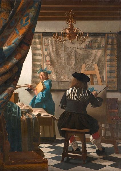 Vermeer, Jan 아티스트의 The Art of Painting - detail 작품
