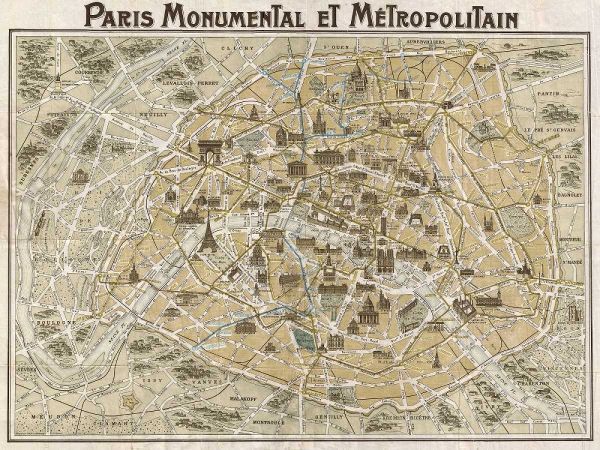 Paris Monumental et Metropolitain 1932