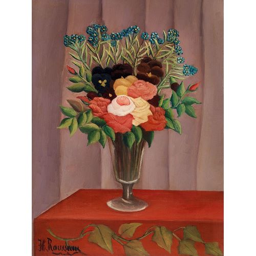 Rousseau, Henri 아티스트의 Bouquet of Flowers 작품