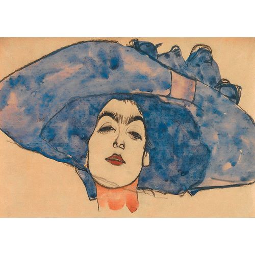 Schiele, Egon 아티스트의 Eva Freund in Blue Hat작품입니다.