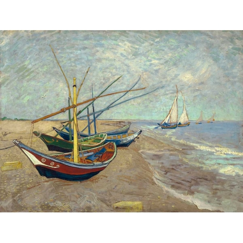 Fishing Boats on the Beach at Les Saintes-Maries-de-la-Mer