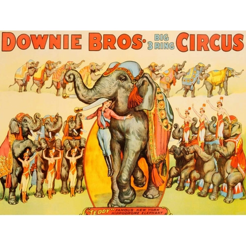 Downie Bros. Big 3 Ring Circus 1935