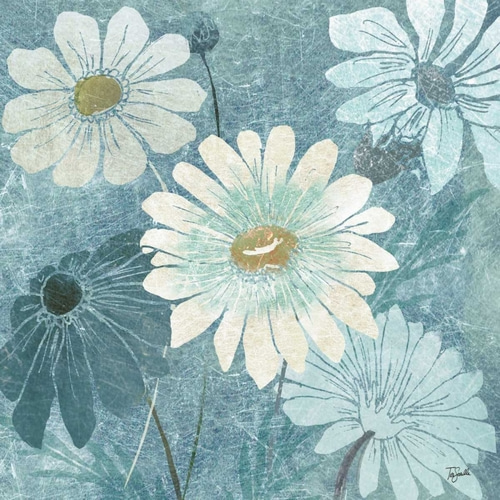 Teal Daisy Patch II
