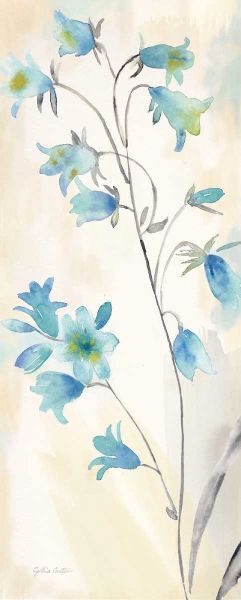 Watercolor Bluebells Panel II