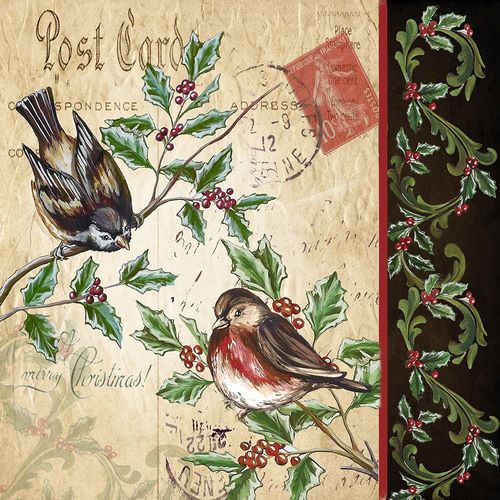Christmas Bird Postcard II