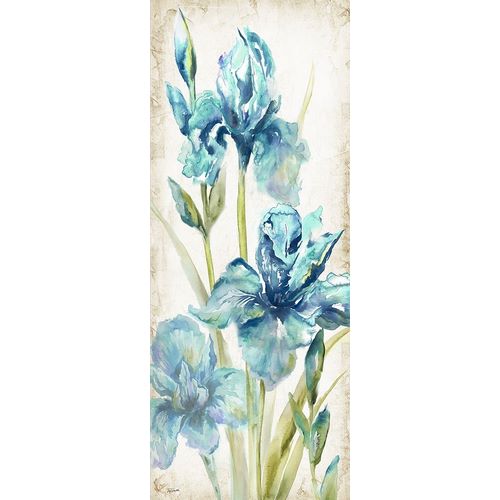 Watercolor Iris Panel REV II