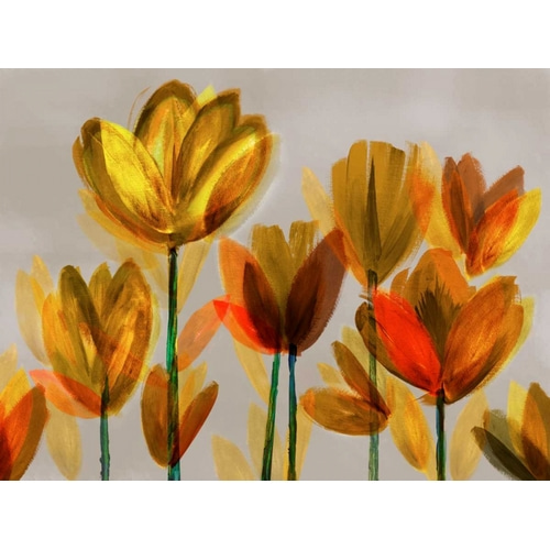 Contemporary Poppies Yellow
