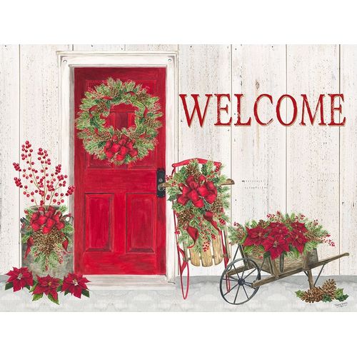 Home for the Holidays Front Door Scene