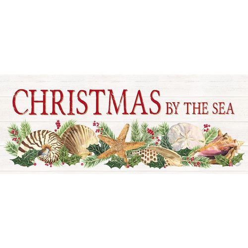 Christmas By the Sea Panel sign