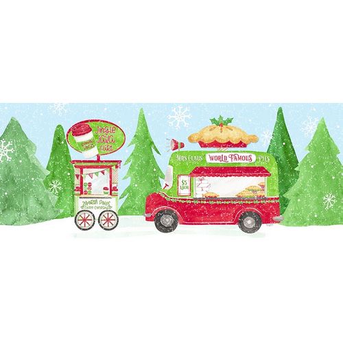 Reed, Tara 아티스트의 Food Cart Christmas panel I 작품