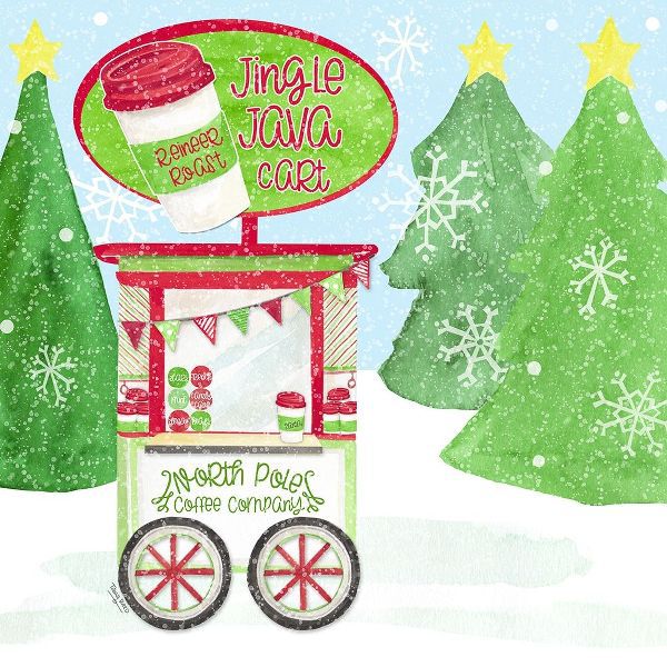 Reed, Tara 아티스트의 Food Cart Christmas II-Jingle Java 작품
