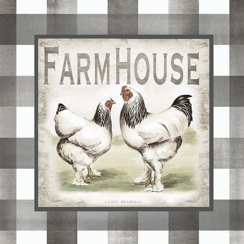 Buffalo Check Farm House Chickens Neutral I