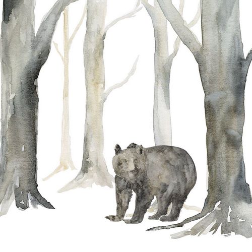 Winter Forest Bear
