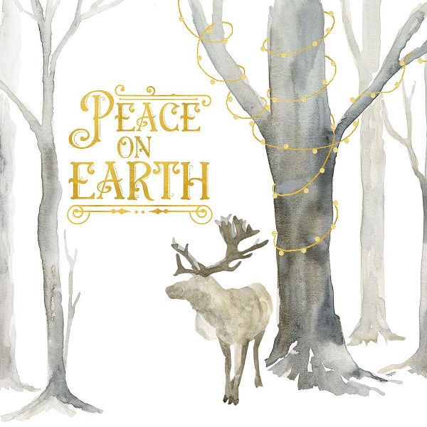 Reed, Tara 아티스트의 Christmas Forest III-Peace on Earth 작품